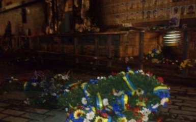 В Луцке произошел таинственный инцидент с памятником Небесной сотне: появились фото