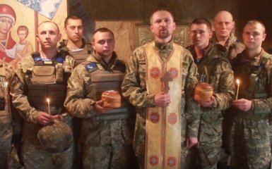Бойцы АТО с Донбасса поздравили украинцев с Пасхой: опубликовано видео