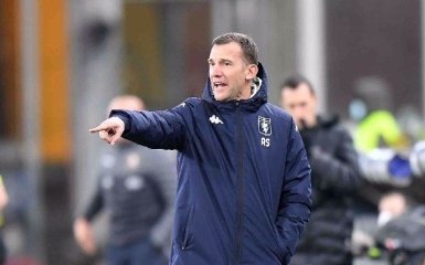 Шевченко емоційно відреагував на першу перемогу Дженоа