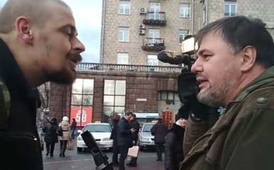Опубликовано полное видео конфликта между членом "Правого сектора" и блогером в Киеве