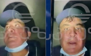 Саакашвили в молоковозе записал видео о своем "похищении"
