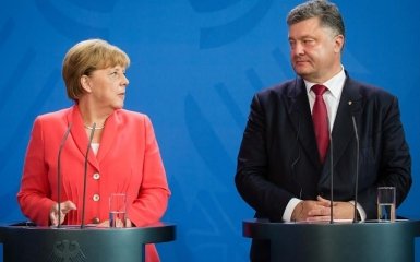 Порошенко проведет двусторонние переговоры с Меркель