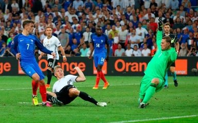 Франция в скандальной битве с Германией вышла в финал Евро-2016: опубликовано видео