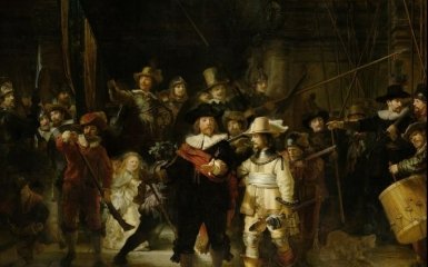 Під картиною Рембрандта “Нічна варта” виявили прихований ескіз