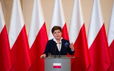 Авария с премьером Польши: появилось видео с места инцидента
