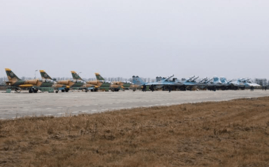 Satellite images show the consequences of the drone attack on Russian military airfield "Kushchevska"