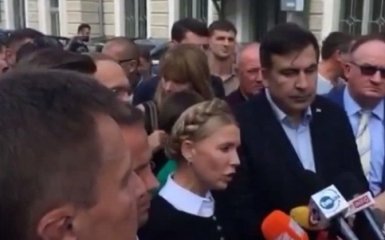 Тимошенко і Семенченко приїхали у Львів до Саакашвілі