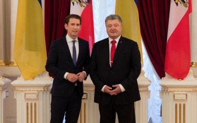 Переговори Порошенко і Курца: стало відомо про важливі домовленості по Донбасу
