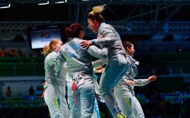 Украинские саблистки завоевали "серебро" Олимпиады-2016