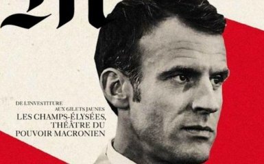 Макрон в образі Гітлера: відоме видання опинилося в гучному скандалі через дивне фото президента Франції