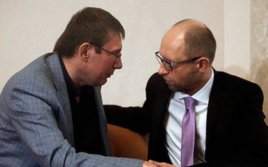 Яценюк ледь не побився з Луценком через свою відставку - ЗМІ