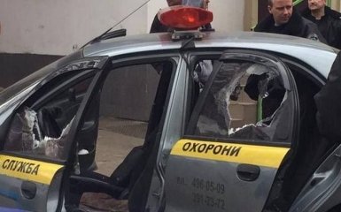 Пограбування інкасаторів у Києві: з'явилося відео моменту