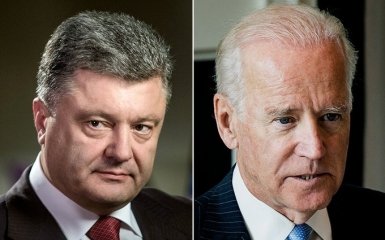 Порошенко и Байден поговорили о том, как надавить на Путина