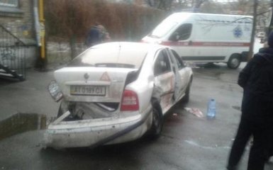 В Киеве произошло ДТП: пострадали люди