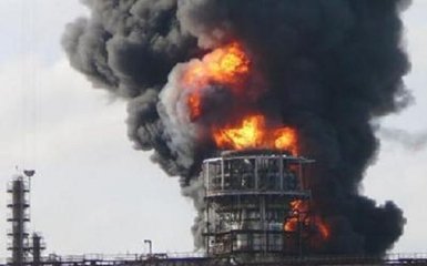 Російські загарбники знищили Кременчуцький нафтопереробний завод