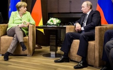 Реалізація "Мінська-2" і боротьба з тероризмом: Путін розповів, про що говорив з Меркель в Сочі