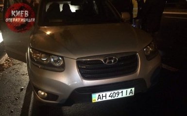 У Києві п'яний водій улаштував бійку: з'явилися фото з місця подій