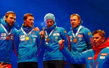 На чемпионате мира по биатлону оконфузились с российским гимном: опубликовано видео