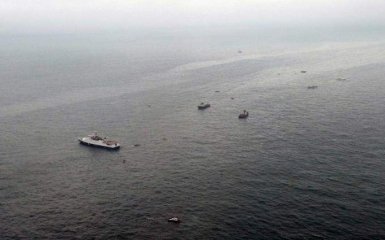 Появилось видео подъема обломков Ту-154 в России