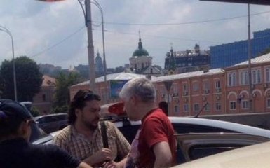 В Киеве пьяный священник устроил ДТП: опубликованы фото