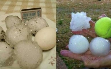 Регіон в Росії засипало величезним градом: з'явилися фото і відео