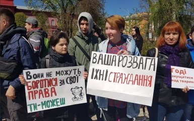 Киевляне вышли на митинг в защиту животных: появились фото и видео