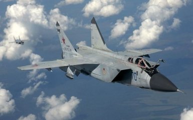 У Росії розбився винищувач-перехоплювач МіГ-31