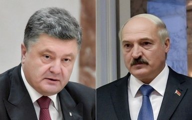 Порошенко созвонился с Лукашенко после громких обвинений в адрес Украины