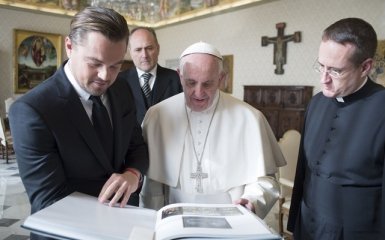 Ди Каприо рассказал о своей встрече с Папой Римским