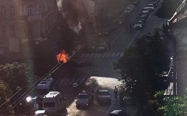 Появилось видео с места гибели журналиста Шеремета