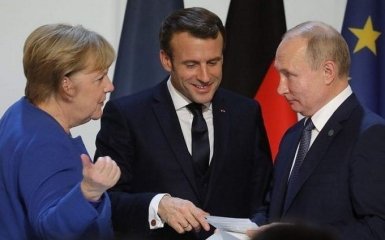 Путін обговорив з Меркель і Макроном ситуацію на Донбасі без Зеленського