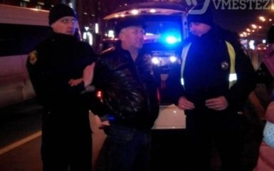 В Запорожье пьяный полицейский устроил ДТП: появились фото