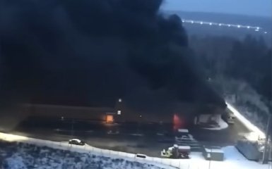 Под Москвой горит второй за три дня торговый центр — видео
