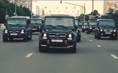 Соцмережі підірвав VIP-заїзд молодих силовиків Путіна: опубліковано відео