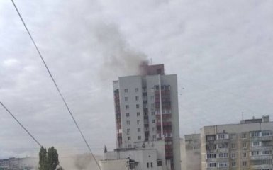 Випущена військовими РФ ракета по Харкову впала на будинок у у Бєлгороді