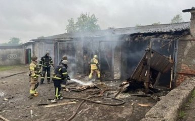 Через обстріли росіянами Куп'янська у місті спалахнули пожежі