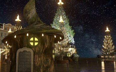 На Софийской площади в Киеве украсили главную елку Украины — первые фото