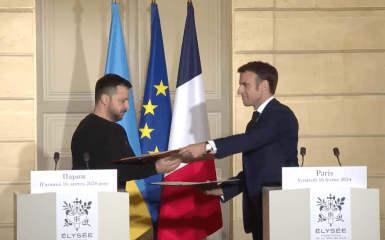 Zelensky and Macron