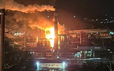 Атака дронов на НПЗ в Туапсе