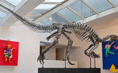 Скелет динозавра времен юрского периода будет выставлен на аукцион в Париже.