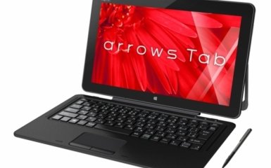 Fujitsu представила 12,5-дюймовий гібридний планшет Arrows Tab RH77 / X