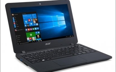Компания Acer анонсировала ноутбук TravelMate B117