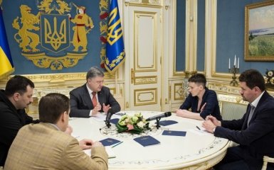 Савченко рассказала о встрече с Порошенко и том, о чем может поговорить с главарями ДНР-ЛНР: опубликовано видео