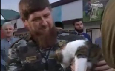 В соцсетях посмеялись над "добрым" Кадыровым с животными