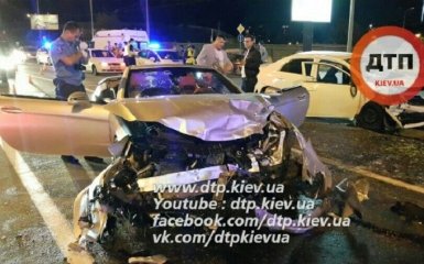 П'яне VIP-ДТП в Києві: з'явилося відео моменту аварії