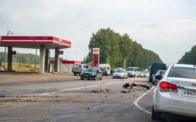 Под Киевом произошло масштабное ДТП с участием десятков автомобилей