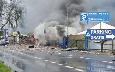 На кордоні Німеччини і Польщі стався потужний вибух: опубліковані фото