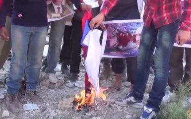 Сирийцы послали огненный привет Путину: появилось видео
