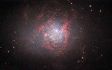 Телескоп Hubble сфотографировал странную карликовую галактику