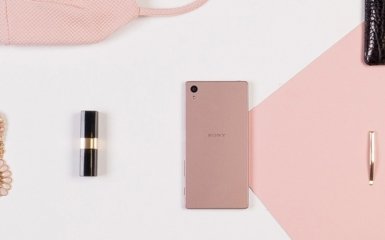 Sony представила смартфон Xperia Z5 в розовом корпусе